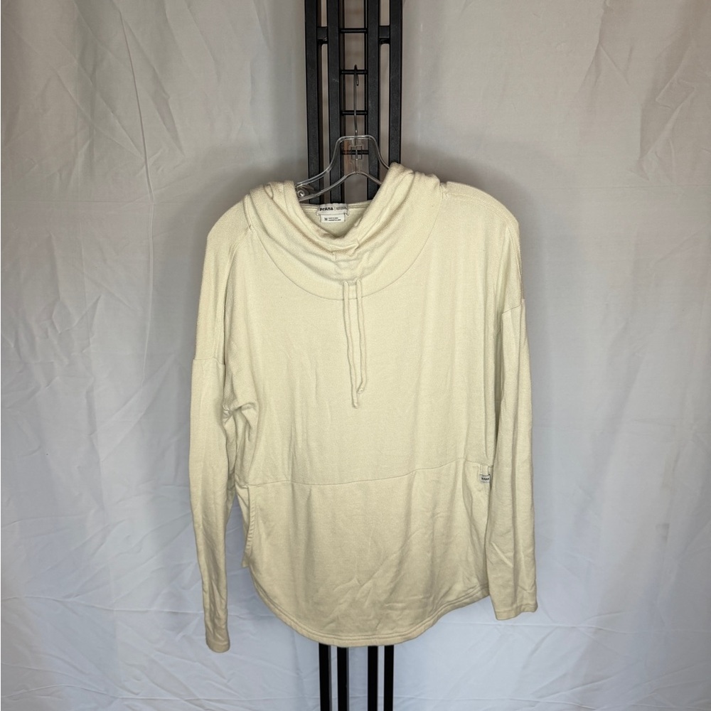 Prana‎ Cream Hoodie Sweatshirt